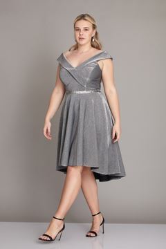 Picture of MIDI SILVER DRESS